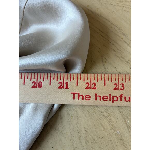 Reformation Alani Silk Maxi Dress Champagne Prom Bridesmaid Greek Goddess Sz 16 - Picture 6 of 16